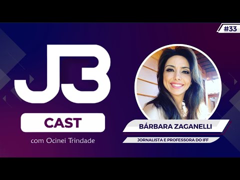 A jornalista e professora do IFF Bárbara Zaganelli é a entrevistada do J3 Cast