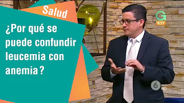 ¿Qué puede confundirse con la anemia?