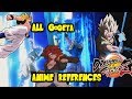 All Anime Movie Gogeta References FighterZ (W/ Dramatic Finisher)