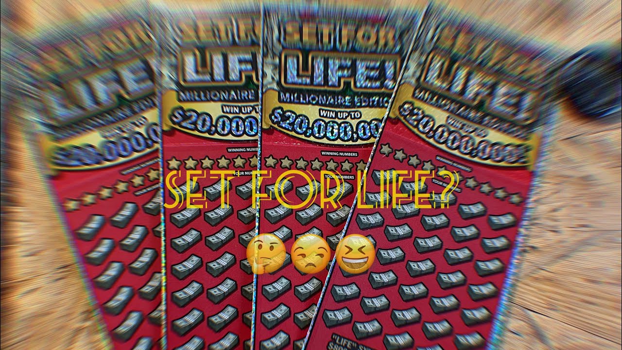 Scratching SET FOR LIFE! Millionaire Edition Win up to 20,000,000! 30