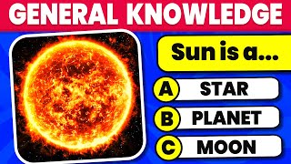 🧠✅  Test How Good is Your General Knowledge? | 50 Questions Challenge