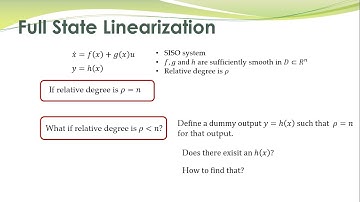 NCS - 27 - Full state linearization when rho is less than n