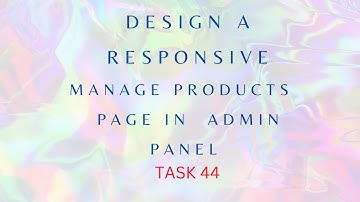 Web Project Task 44 | 1st Year |  Semester 1 |Java Institute |