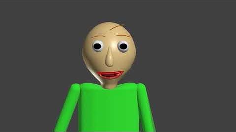 my Baldi V4 Model Animation Test