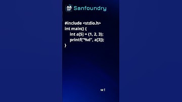 C Language Problem 7 | Sanfoundry | #Shorts