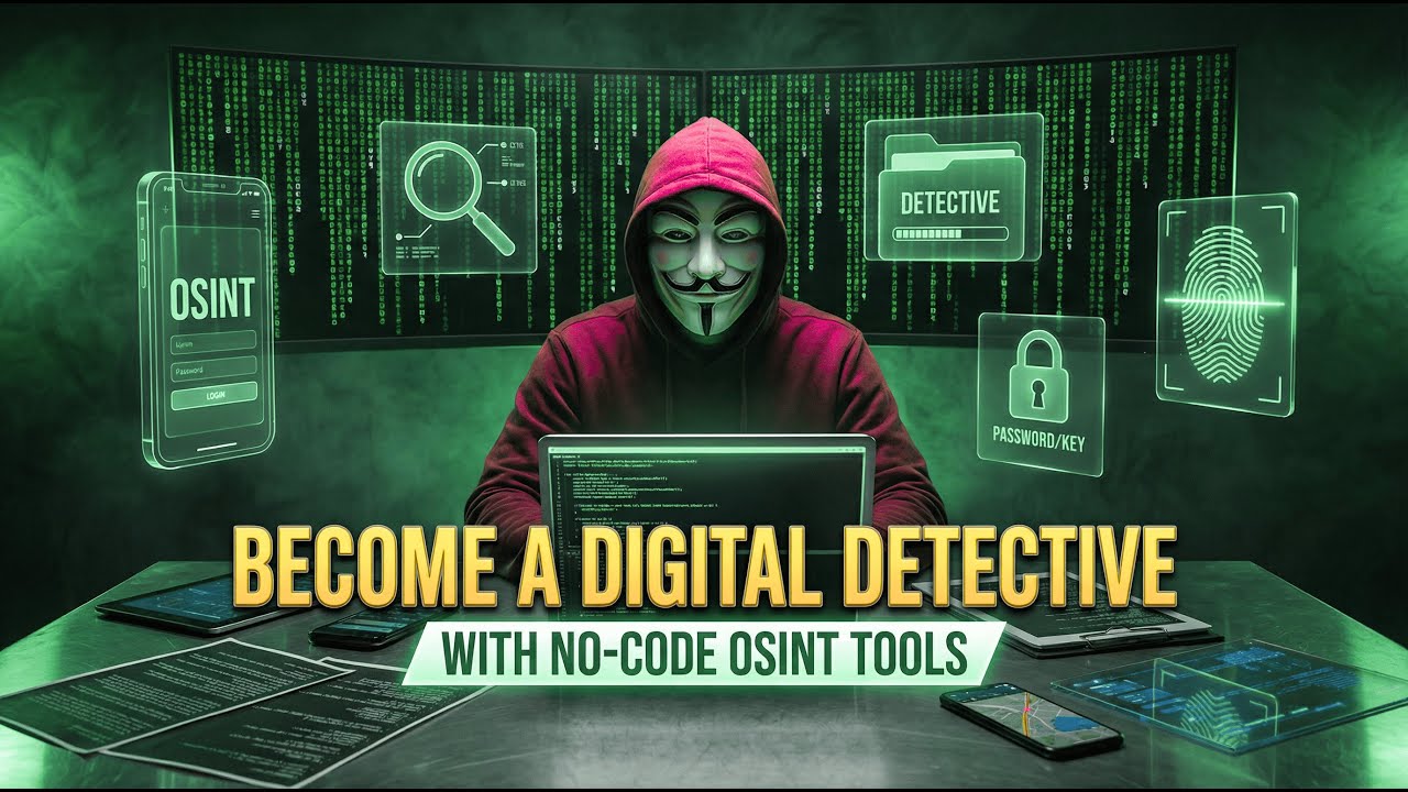 10 FREE No Code OSINT Tools to Become a Digital Detective