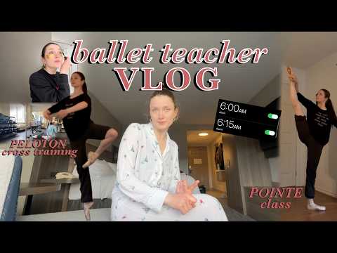 dance competition weekend | ballet teacher day in the life, 6:00am morning routine, dancer life