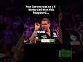 MvG was on a 9 darter but then… 😳 #shorts #darts