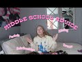 Middle School Advice *6th, 7th, and 8th*