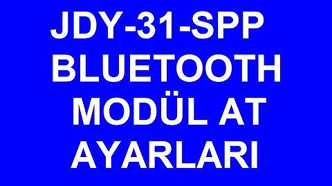 JDY 31 SPP AT AYARLARI