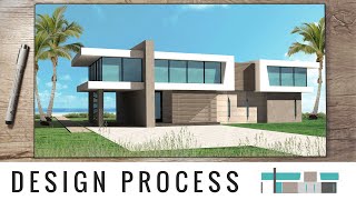 Modern Architecture | Grand Home Schematic Design Process Breakdown