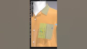 Inverted Pleated Pocket on Clo3d #clo3d #learnclo3d #tutorial #pocket #clo3dtutorial