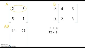 Multiplicación de matrices - 2x2