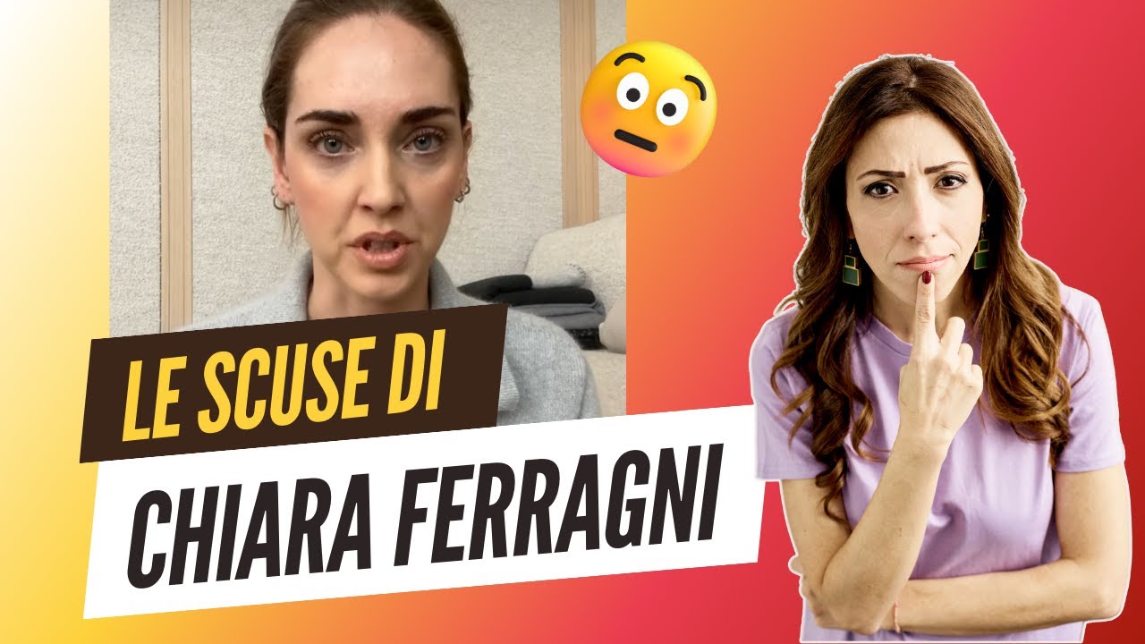 Le scuse di Chiara Ferragni: analisi punto per per punto - YouTube