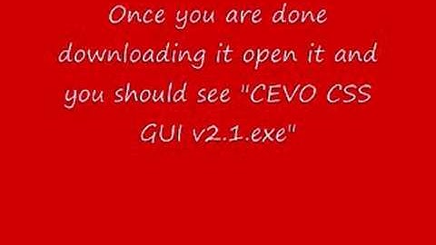 How to install the Cevo GUI