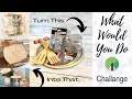 Dollar Tree DIY's/ Farmhouse Decor/ Home Decor/ What Would You Do Challange