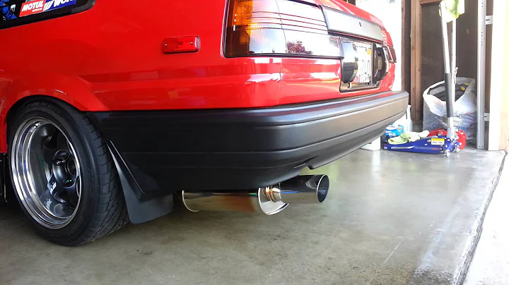 AE86 Tomei Poncam idle 16v 4AGE