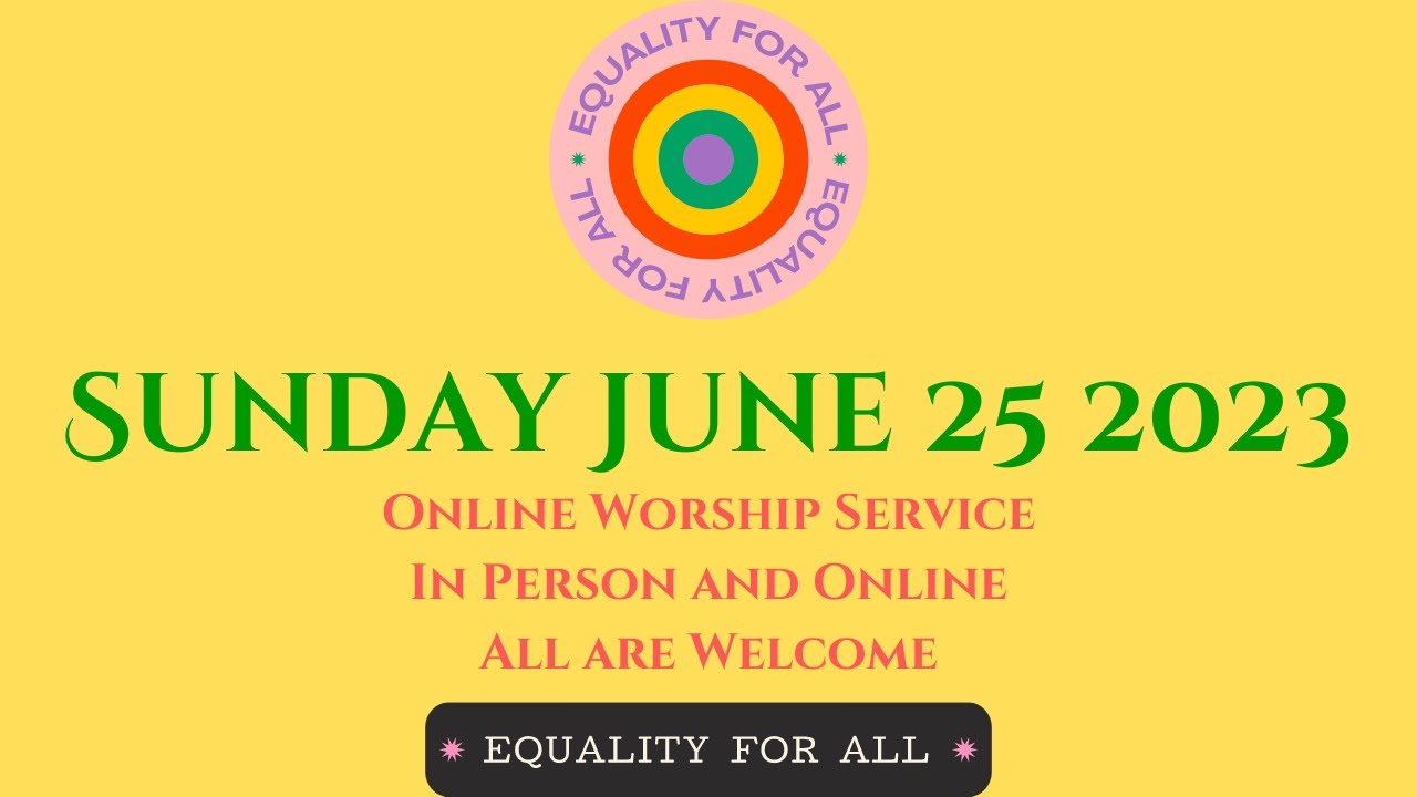 Sunday June 25 2023 YouTube