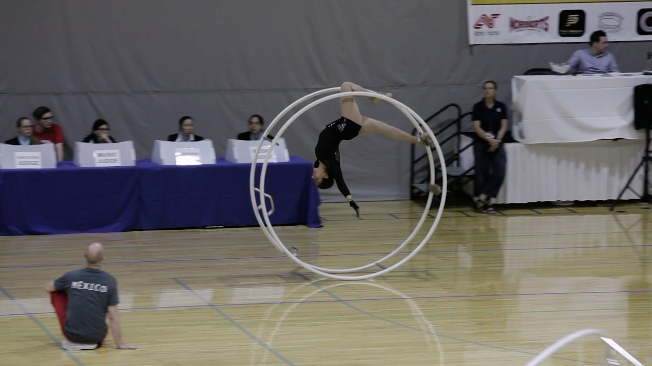 World Championships in Gymwheel 2016 Qualification Sharon Alvarez straight line 31th Place