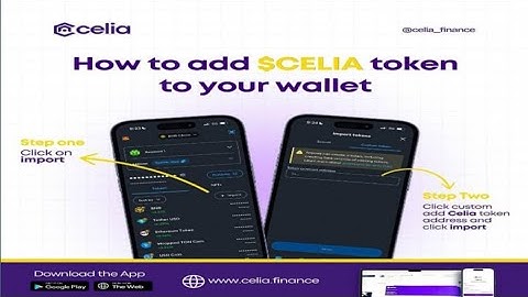 How To Add Celia Token To Metal masks/ Trust wallet