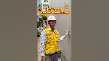 Biện pháp chống thấm tường bao ngoài sau khi tô #xaydunganhduong