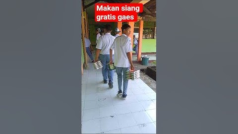 inilah suasananya Makan siang gratis gaes