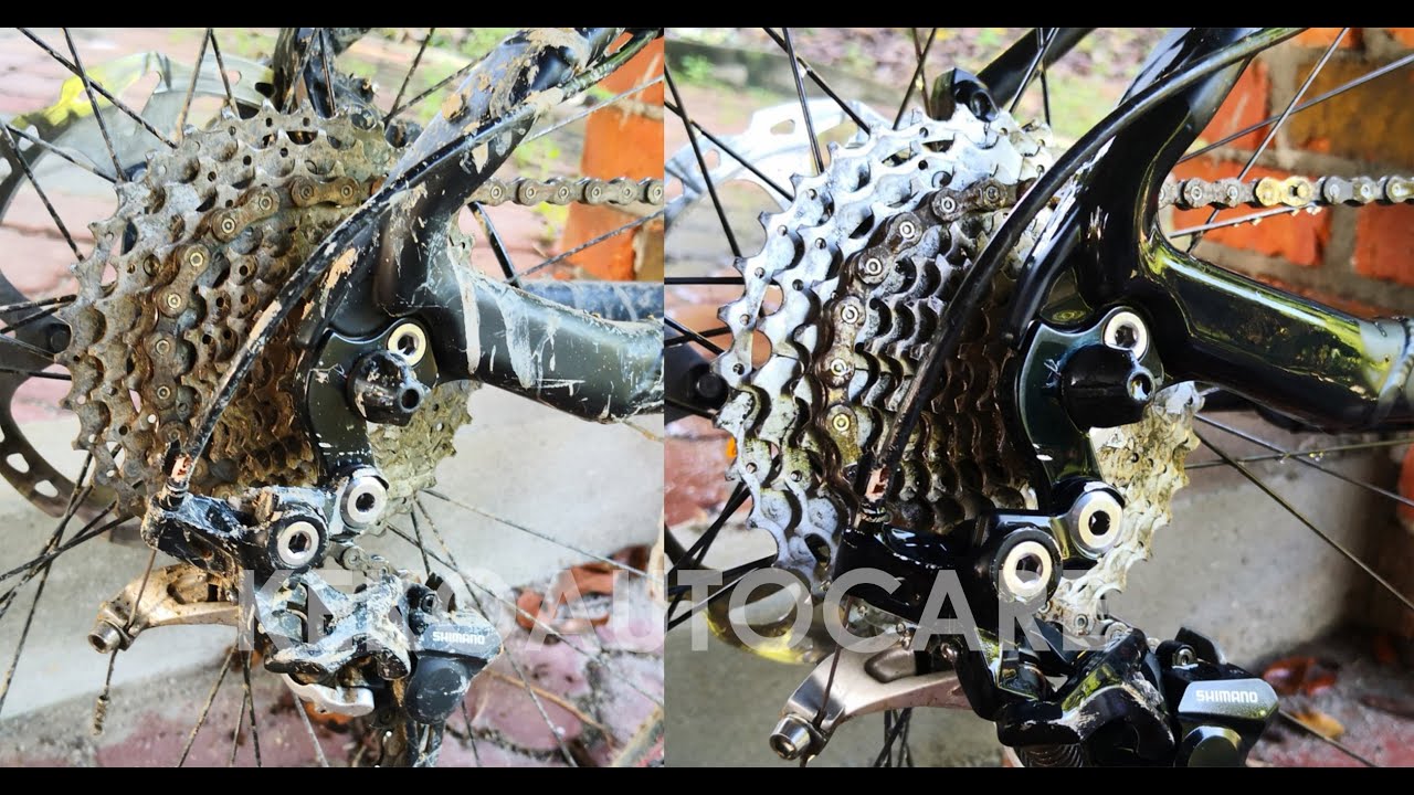 Cleaning and degrease bicycle chain using Keko Wonder Cleaner YouTube