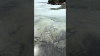 Eagle Lake Ontario Canada ice update warm weather #water#ice#canada#weather#new#update#outdoors