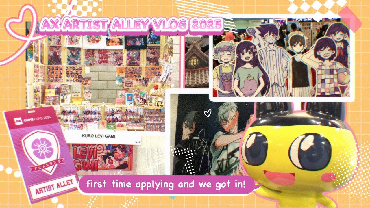 🍥🍡ANIME EXPO 2025 VLOG🍙🌸/ Tabling in Artist Alley/ Exploring Exhibit Hall/ Anime HAUL