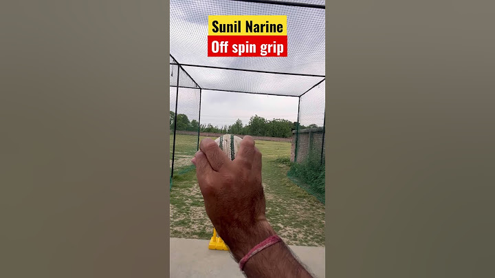Sunil Narine off spin grip | #shorts