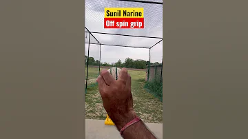 Sunil Narine off spin grip | #shorts