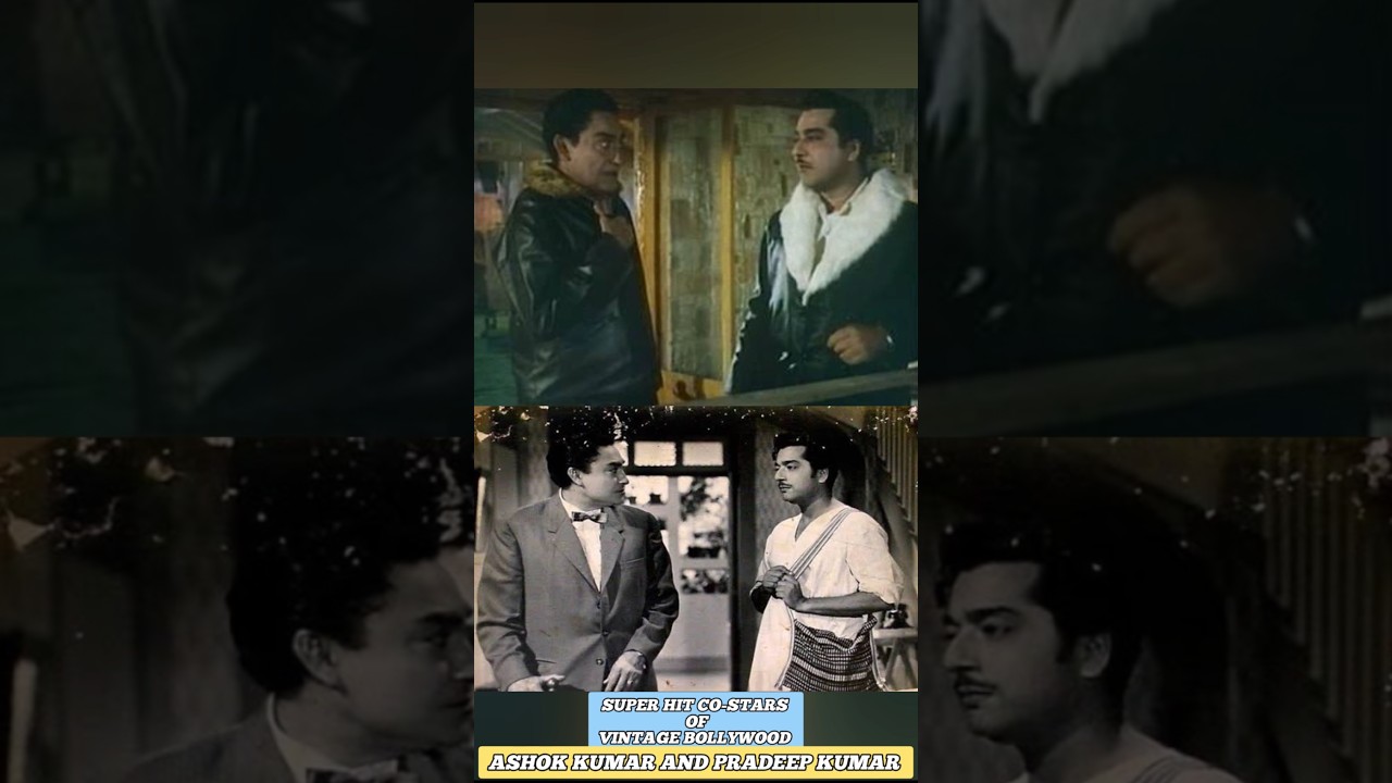 Vintage Bollywood Jodi Ashok Kumar and Pradeep Kumar 