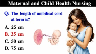Top 60 Nursing MCQS | AIIMS NORCET 2025 exam MCQs | NCLEX-RN MCQS | Maternal Health Nursing MCQs 