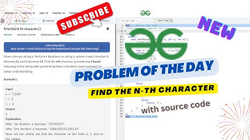 #day9  | Find the N-th character | gfg potd | Edutech Barsha | Problem Of The Day | C++