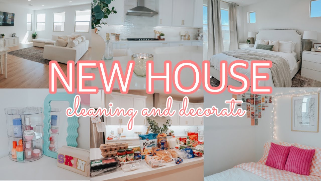 NEW HOUSE CLEAN AND DECORATE || SATURDAY MORNING CLEANING MOTIVATION ...
