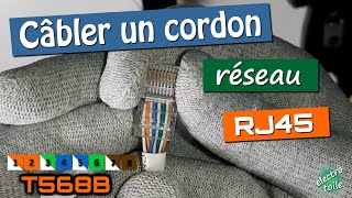 Fabriquer un câble réseau RJ45 droit avec un câble Ethernet FS catégorie 5e UTP ? [Tutoriel]