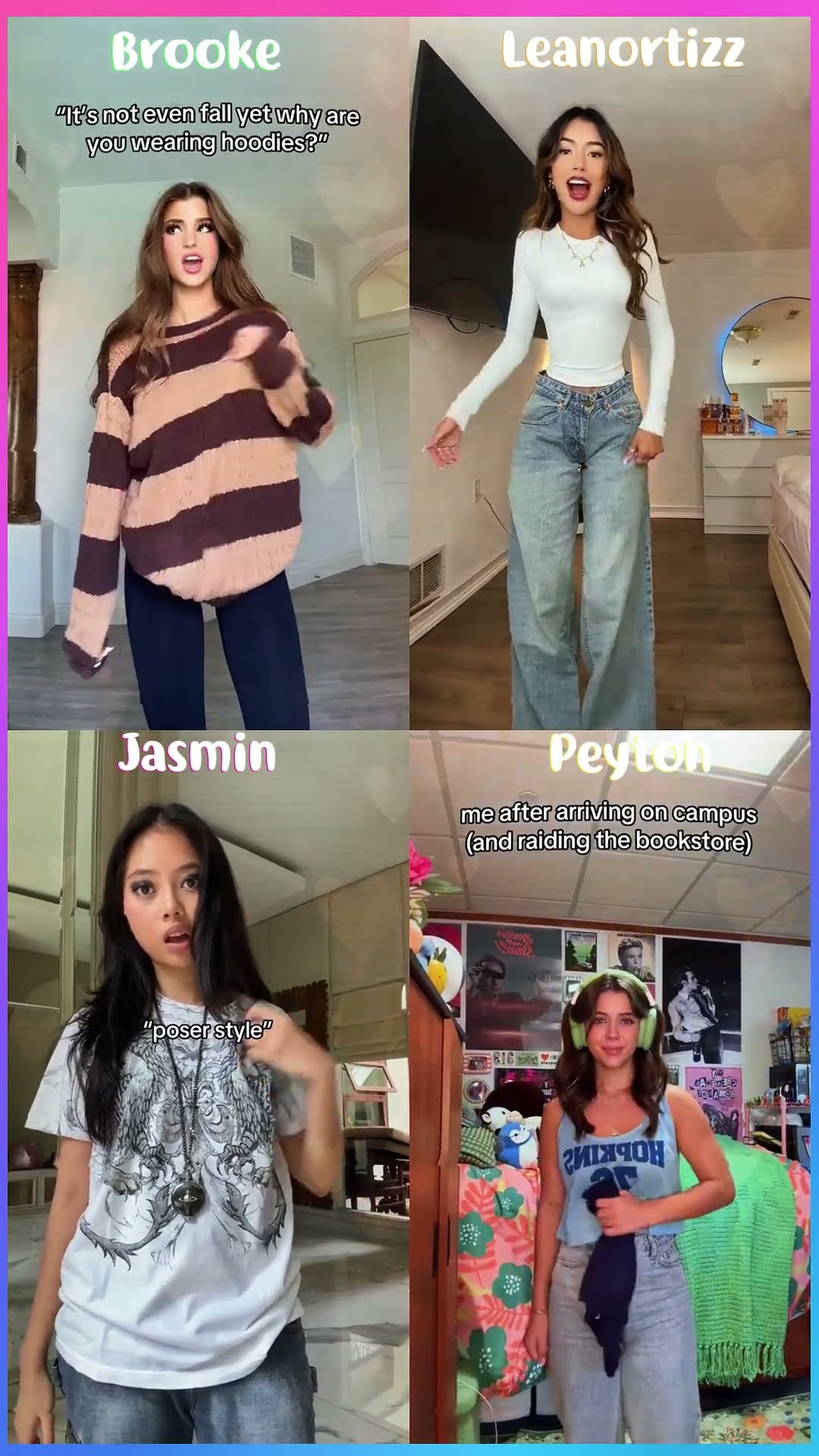 I Can't Take This Off - Brooke x Leanortizz x Jasmin x Peyton #shorts #dance #tiktok