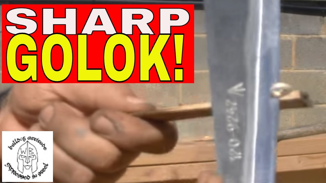 Martindale Golok No.2 improving that factory edge! Edge close ups