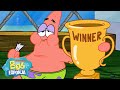 Bob Esponja | Patricio siendo una bestia competitiva por 13 minutos | Bob Esponja en Español