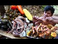 Cooking Otopus, Snails, Prawns, Oyster Seafood Recipe - Cook Delicious Food for Lunch