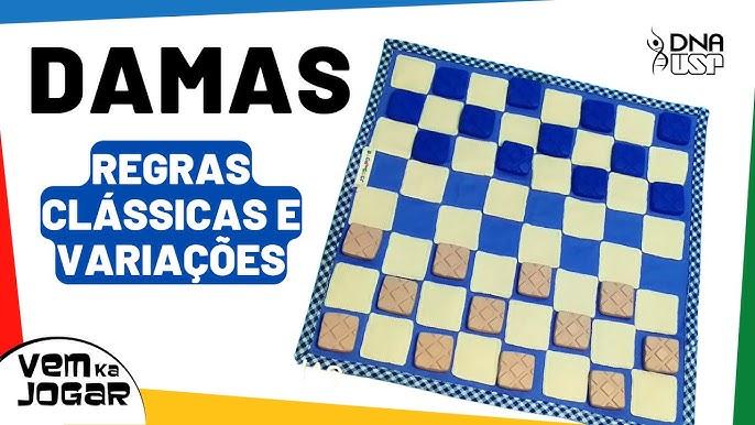 Damas Regra Oficial- Como Jogar - Regras básicas