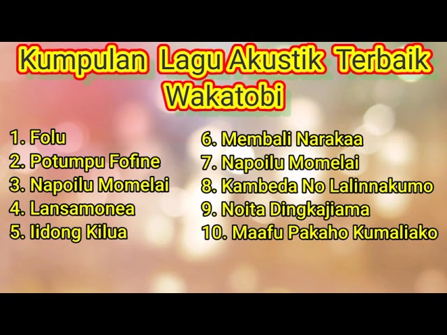 Kumpulan Lagu Akustik Terbaik Wakatobi class=