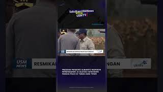 Resmikan Penguatan Infrastruktur Pangan#usmnews #usmtv #swasembadapangan #ketahananpangan