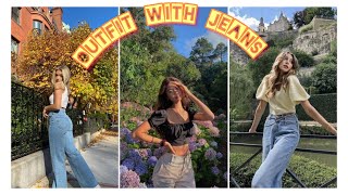 OUTFITS WITH JEANS 👖 | AESTHETIC || #aesthetic || Glossierxgurl