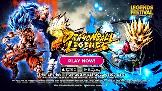 DRAGON BALL LEGENDS Super Saiyan God SS Goku & Vegeta, Super Saiyan Trunks (Adult) join the fight!