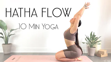 10 Minute Hatha Yoga Flow to FEEL INCREDIBLE! - Intermediate Yoga