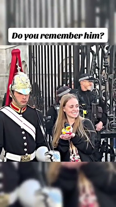 Peter Ellis surprise visit of duty royal guards #kingsguard #pet #london #tourist #england#subscribe