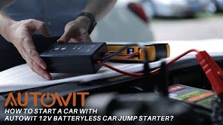 How To Start A Car With Autowit 12v Batteryless Car Jump Starter Youtube