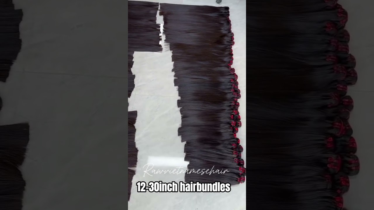 Raw vietnamese hair bundles