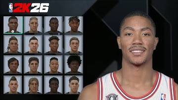 Best Derrick Rose Face Creation in NBA 2K26 | How To Make Derrick Rose on NBA 2K26